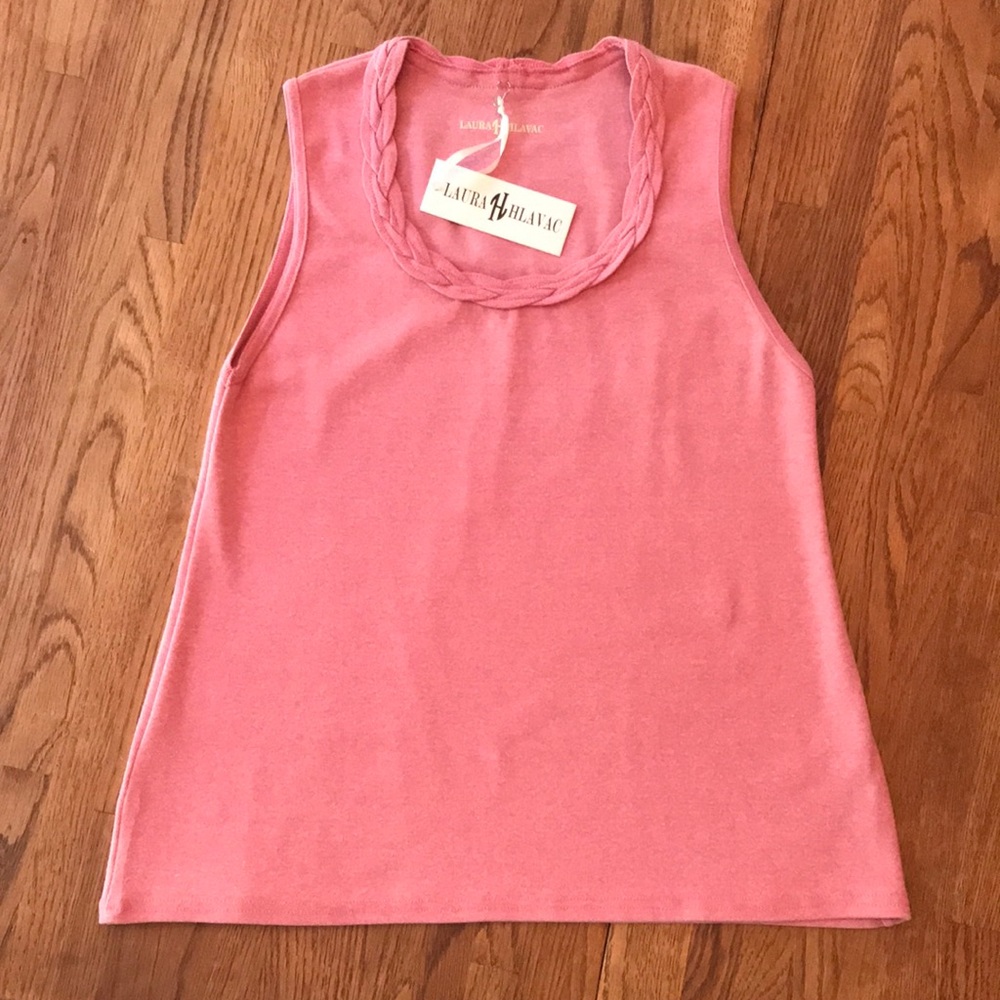 Sleeveless top by Laura Hlavac in Pink